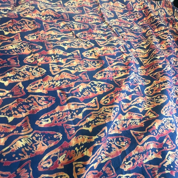 Vintage Polo Ralph Lauren X Ralph Lauren Rare Polo Jeans Fish All Over Print XXL - Picture 10 of 10